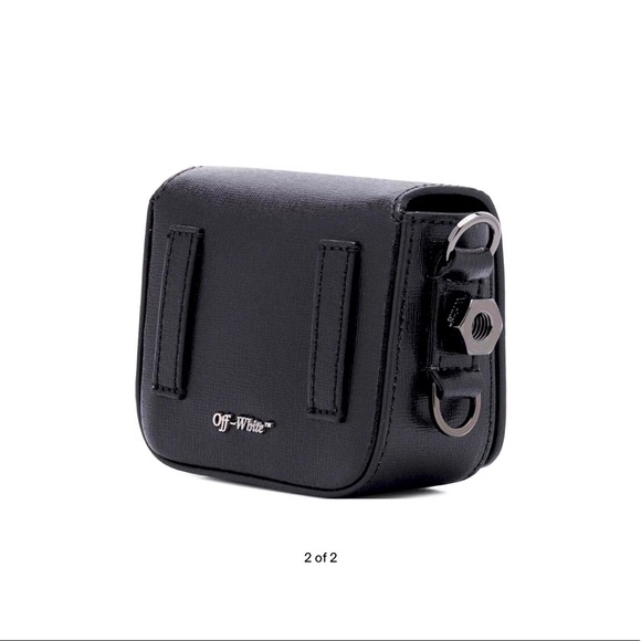 Off-White Baby/Mini Diagonal Stripe Flap Bag - Picture 6 of 7